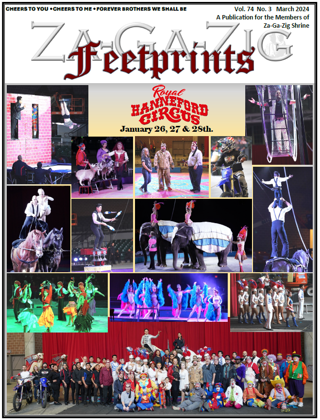 Feetprints March 2024 ZaGaZig Shriners